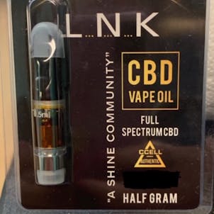 Photo of LNK CBD Vape Cartridge Mountain Dew Flavor .5mg