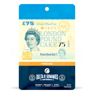 Photo of COOKIES 50mg Delta-8 London Pound Cake Gummies