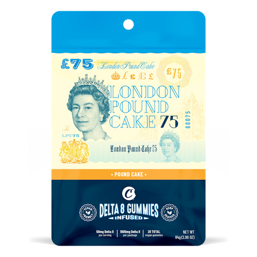 Luxe THC 25 OFF with code LEAFLY COOKIES 50mg Delta8 London Pound
