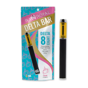Photo of R.A. Royal Delta-8 Vape Pen: Cake (Hybrid)