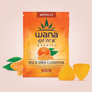 Photo of Wana Quick CBG Rise & Shine Clementine 1:1 Sativa