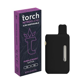 Photo of TORCH NITRO BLEND THC-A BOOSTED DISPOSABLE 3.5G PURPLE BOOST - SATIVA