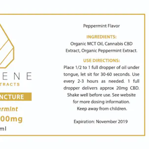 Photo of SERENE CBD Oral Tincture