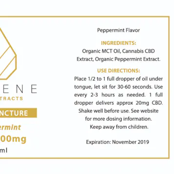 Photo of SERENE CBD Oral Tincture