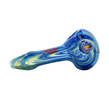 Photo of American Glass Spoon – Blue and Green Prism