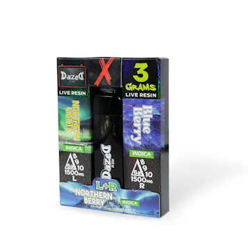 Photo of Northern Berry Cross, Delta Blenz (D8 + D9 + D10) Live Resin 3-in-1 Disposable — 3 Grams