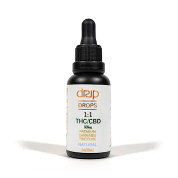 Photo of DRIP DROPS 1:1 THC/CBD Natural 600mg