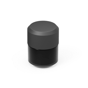 Photo of 2oz. Black Glass Jar