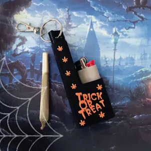 Photo of Halloween Terrapin Mini Lighter + Joint/Spliff* Case & Keychain *Limited Edition