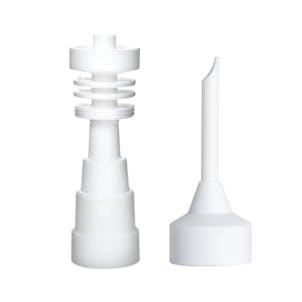 Product image for Fully Universal Domeless Ceramic Nail (6-in-1) + Carb Cap Dabber