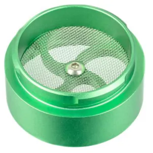 Photo of 2.25" 4-Piece Medium Radial Teeth Aluminum Grinder