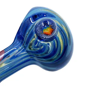 Photo of American Glass Spoon – Blue and Green Prism