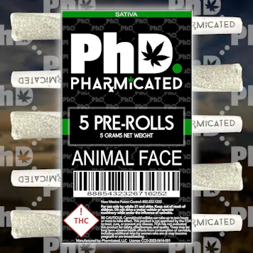 Photo of PhD 5-1g Pre-Roll Box - Lemon Trance (S)
