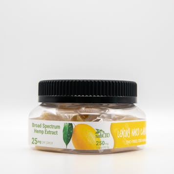 Photo of Broad Spectrum Lemony Hard Candy – No THC – 250mg