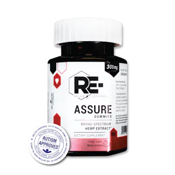 Photo of RE-ASSURE 10mg Hemp Extract Gummies - Watermelon Flavor - 30ct