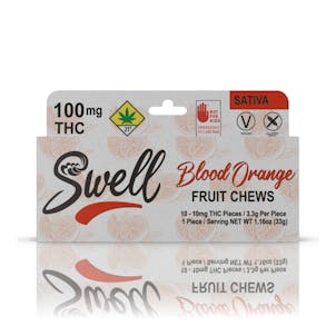 Photo of Sativa Blood Orange Fruit Chews 100mg 10-pack