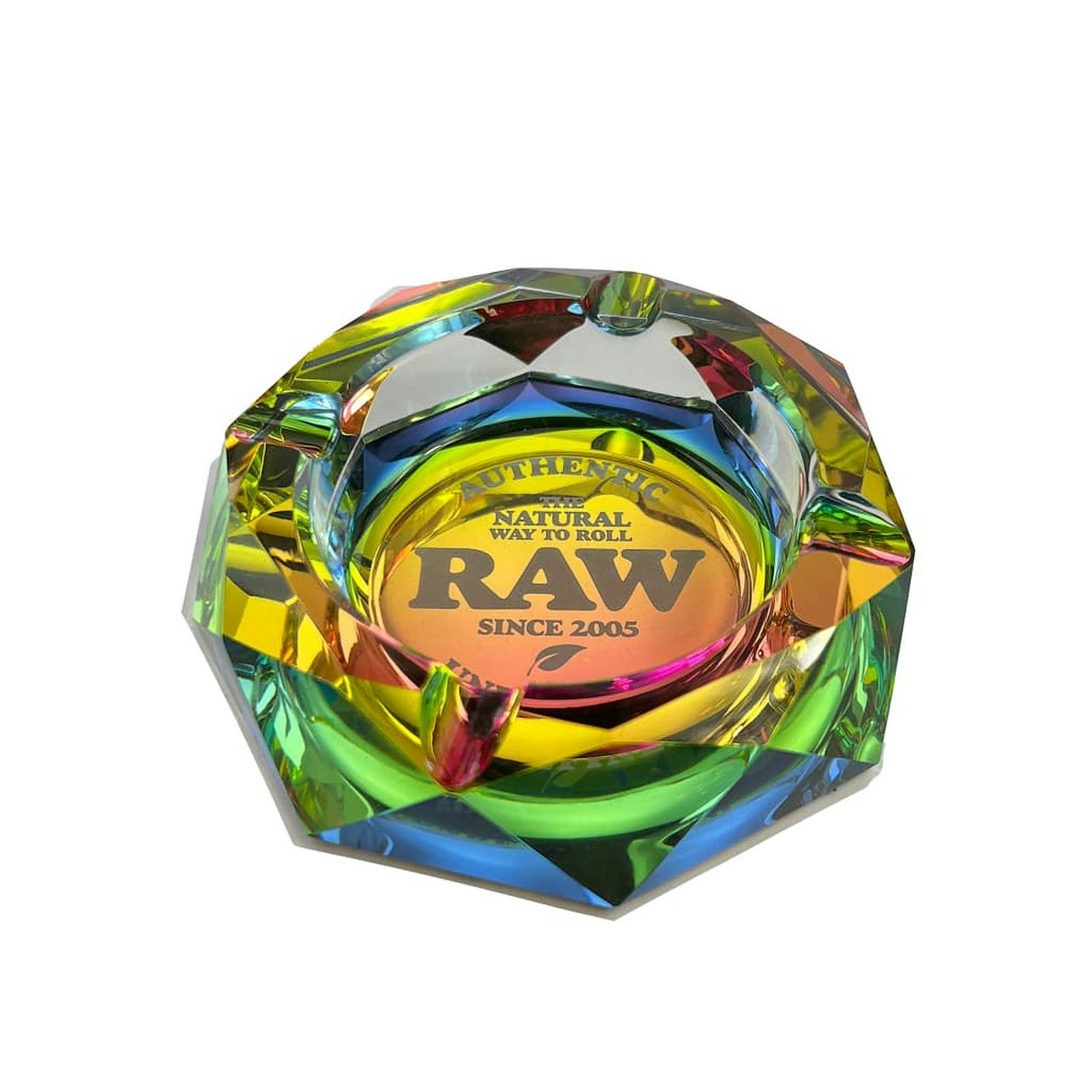 BOOM RAW Prism Glass Ashtray Rainbow Leafly