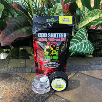 Photo of 1g Lemon Squeeze CBD Shatter