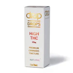 Photo of DRIP DROPS High THC Vanilla 600mg