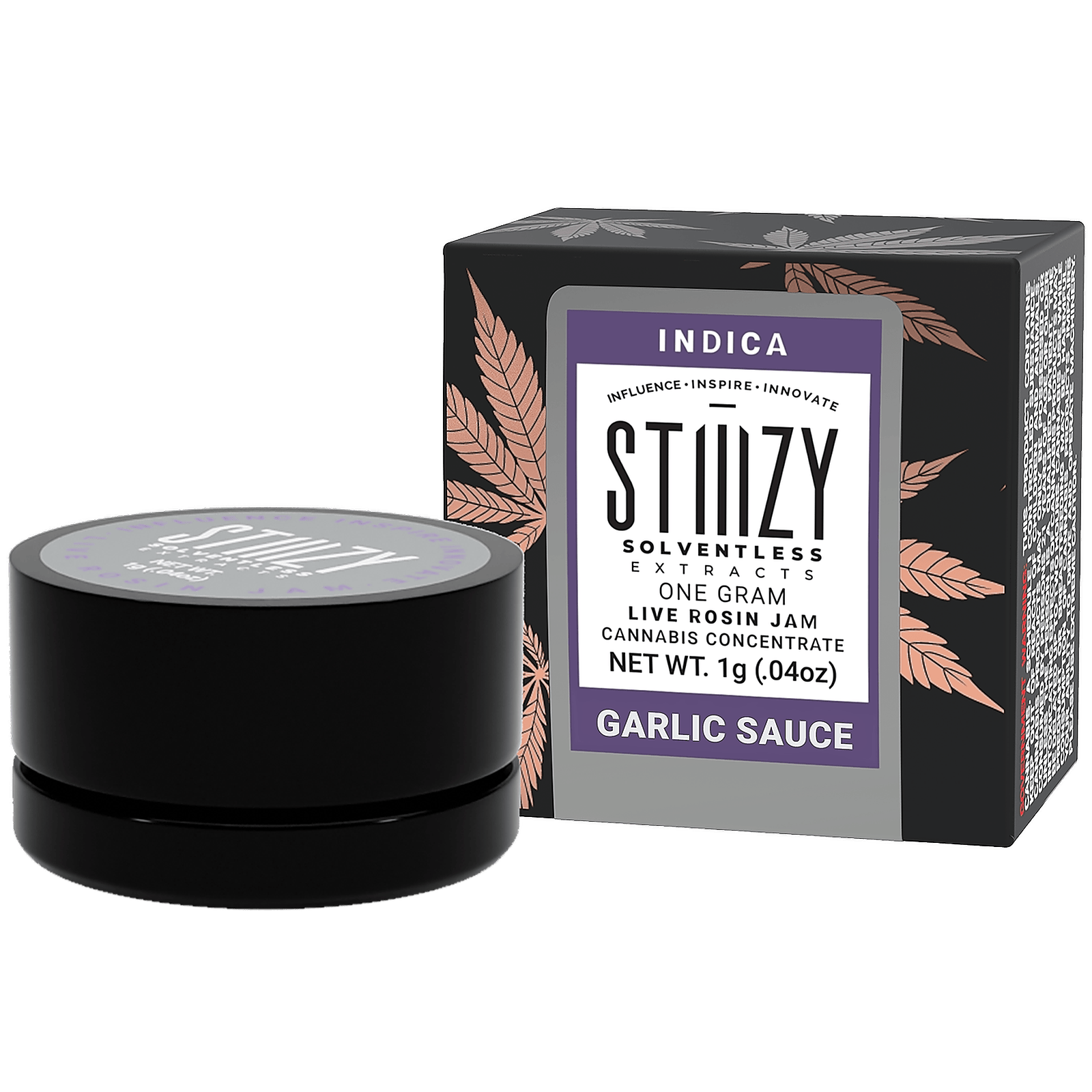 STIIIZY GARLIC SAUCE LIVE ROSIN JAM 1G Leafly