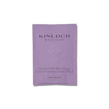 Kinloch Wellness - Elevate™ CBD 150 Blackberry Lemon Gummy Drop - Hybrid - 5 Pack