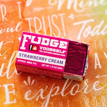 Photo of Strawberry Cream Fudge 50mg