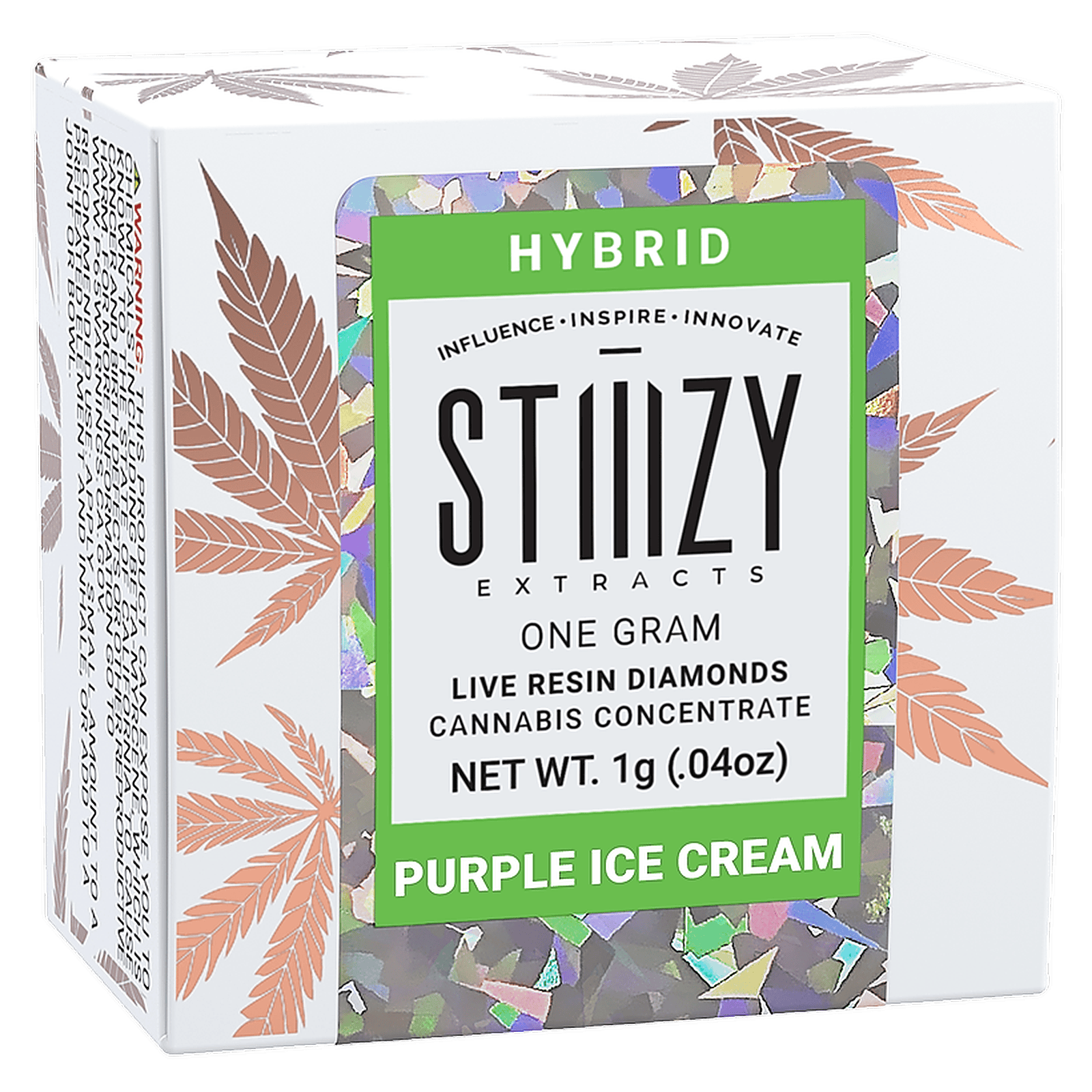 STIIIZY PURPLE ICE CREAM LIVE RESIN DIAMONDS 1G Leafly