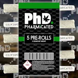 Photo of PhD 5-1g Pre-Roll Box - Banana Meltz (S)