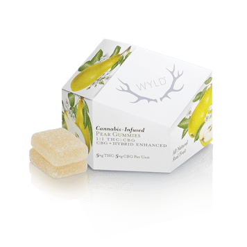 Photo of Pear 1:1 CBG + Hybrid Enhanced Gummies | 2pc