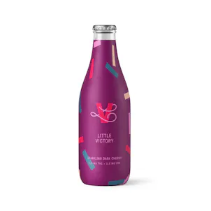 Photo of Little Victory, Sparkling Dark Cherry, 2.5mg THC & 2.5 CBD, 1:1 Sparkling Beverage