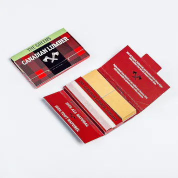 Photo of The Greens - 1.25 All Natural Rolling Papers w/ Tips - 3 Pack