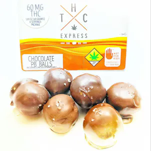 Photo of Chocolate Peanut Butter Balls 60mg 6-Pack