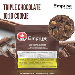 Photo of Triple Chocolate 10:10 Rapid Acting Balanced Cookie