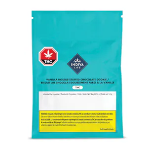 Photo of Indiva Life Vanilla Double-Stuffed Chocolate Cookie