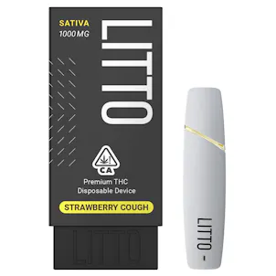Photo of LITTO - Strawberry Cough - Disposable Vape - 1G