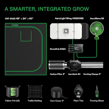 Photo of VIVOSUN Smart Grow Tent Kit GIY-SGS-42 4x2