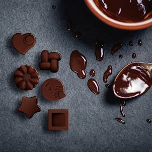 Photo of Brown Silicone Candy and Chocolate Molds: 6 Pack