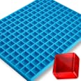 Square Silicone Mold, 4mL, 192 Cavity, Half Sheet, Blue