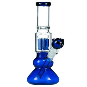 Photo of 11.5" 6 Arm Tree Perc Water Pipe with Ice Catcher