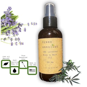 Photo of (ONLINE ONLY) Lavender CBD Massage and Body Oil | Moisturizing