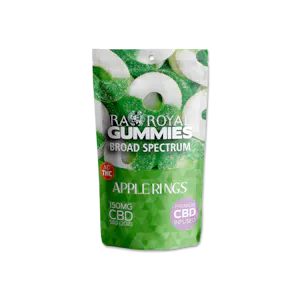 Photo of R.A. Royal Gummies: Broad Spectrum CBD Apple Ring Gummy Pouch (150MG)