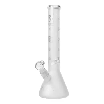 Photo of 15" Heavy 7mm Beaker Bong Sandblasted Frosted, by Diamond Glass