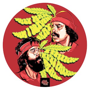 Photo of 11" Dab Mat "Tommy & Cheech"