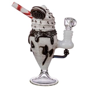 Photo of Empire Glassworks "Chocolate Cookie Sundae Float" Water Pipe