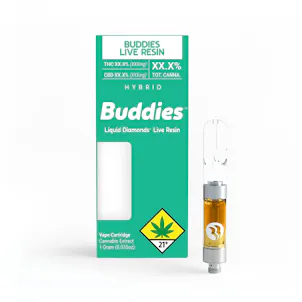 Photo of God's Gift Liquid Diamonds™ Live Resin Cartridge 1g