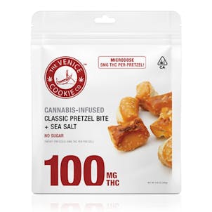 Photo of Classic Pretzel Bite Sea Salt 100mg 20-pack