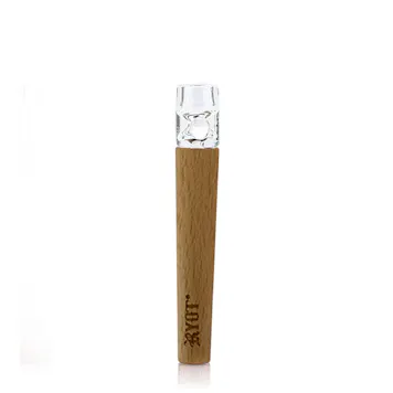 Photo of RYOT® 12mm Wooden One Hitter with Glass Tip