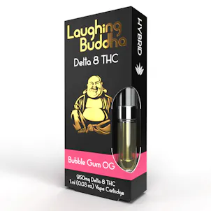Photo of Laughing Buddha 1ml vape cartridge - Bubble Gum OG
