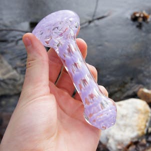 Photo of 4.5" Inside-Out Slime Cane Dot Spoon
