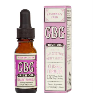 Photo of CBG Rich Oil Classic Formula (1/2 fl. oz.) 350mg